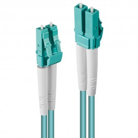 Lindy 46402 cable de fibra optica 50 m LC OM3 Azul