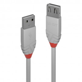Lindy 36715 cable USB 5 m USB 2.0 USB A Gris