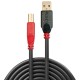 Lindy 42762 cable USB 15 m USB 2.0 USB A USB B Negro, Rojo