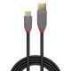 Lindy 36910 cable USB 0,5 m USB C USB A Negro, Gris