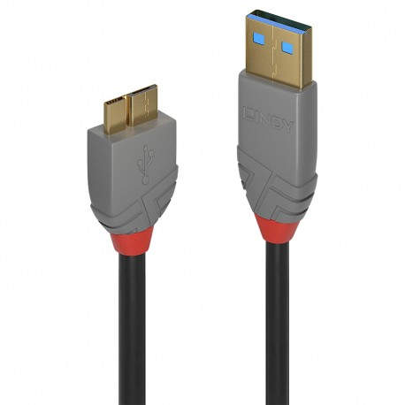 Lindy 36766 cable USB 1 m USB 3.2 Gen 1 (3.1 Gen 1) USB A Micro-USB B Negro