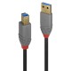 Lindy 36742 cable USB 2 m USB 3.2 Gen 1 (3.1 Gen 1) USB A USB B Negro, Gris