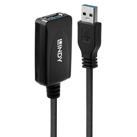 Lindy 43155 cable USB 5 m USB 3.2 Gen 1 (3.1 Gen 1) USB A Negro