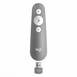Logitech R500 Laser Presentation Remote apuntador inalámbricos Bluetooth/RF Gris - 910-006520