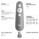 Logitech R500 Laser Presentation Remote apuntador inalámbricos Bluetooth/RF Gris - 910-006520