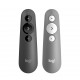 Logitech R500 Laser Presentation Remote apuntador inalámbricos Bluetooth/RF Gris - 910-006520