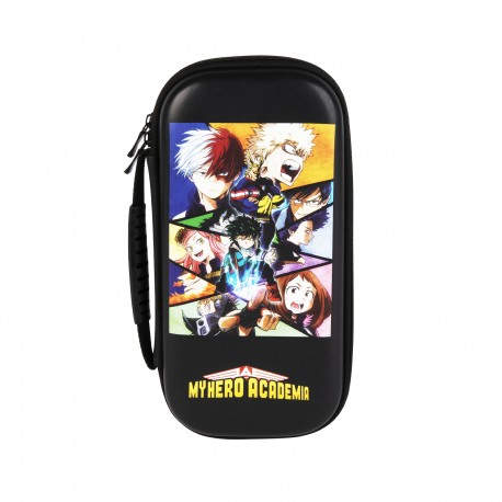 Konix My Hero Academia Funda protectora rígida Nintendo EVA (Etileno Acetato de Vinilo) Negro - kx-sw mha bk