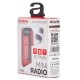 Aiwa R-22RD radio Personal Analógica Rojo