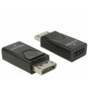 DeLOCK 65865 adaptador de cable Displayport HDMI-A Negro