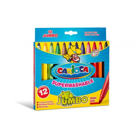 Carioca Jumbo rotulador Extra-grueso Multicolor 12 pieza(s) - 40569