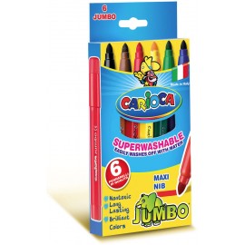 Carioca Jumbo rotulador Extra-grueso Multicolor 6 pieza(s) - 40568