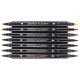 Derwent Academy marcador 8 pieza(s) Punta de pincel Multicolor - 98206