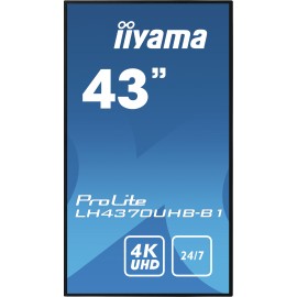 iiyama LH4370UHB-B1 pantalla de señalización Pantalla plana para señalización