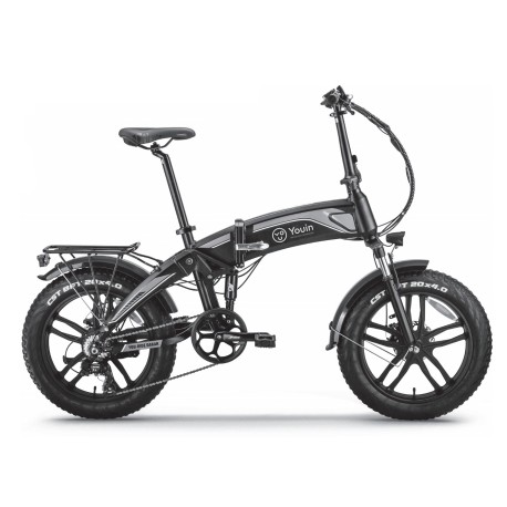 Youin BK1400R bicicleta eléctrica Negro, Rojo 50,8 cm (20'') 34 kg