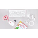 Raspberry Pi RPI400-KIT-ES PCs/estación de trabajo LPDDR4-SDRAM BCM2711 4 GB Raspberry Pi OS Mini PC Blanco
