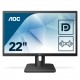 AOC Essential-line 22E1Q pantalla para PC 54,6 cm (21.5'') Full HD LED Plana Mate Negro