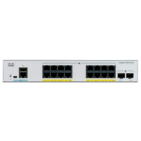 Cisco Catalyst C1000-16T-2G-L switch Gestionado L2 Gigabit Ethernet (10/100/1000) Gris