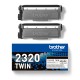Brother TN-2320TWIN cartucho de tóner 1 pieza(s) Original Negro