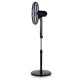 Orbegozo SF 0345 ventilador Negro, Acero inoxidable