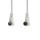 Nedis CSGP40100WT30 cable coaxial Blanco