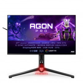 AOC AG274QS LED display 68,6 cm (27'') Quad HD Negro, Rojo