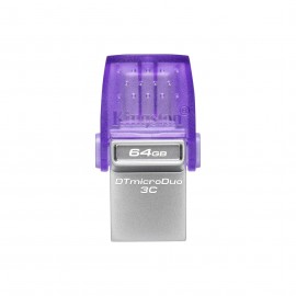 Kingston Technology DataTraveler microDuo 3C 64 GB Púrpura - dtduo3cg3/64gb