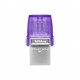 Kingston Technology DataTraveler microDuo 3C 128 GB Púrpura - dtduo3cg3/128gb