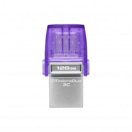 Kingston Technology DataTraveler microDuo 3C 128 GB Púrpura - dtduo3cg3/128gb