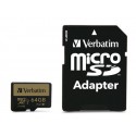 Verbatim Pro+ 64GB MicroSDHC MLC Clase 10 - 44034