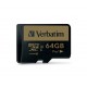 Verbatim Pro+ 64GB MicroSDHC MLC Clase 10 - 44034