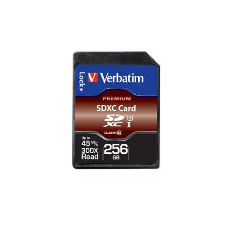 Verbatim Premium 256GB SDXC UHS-I Clase 10 - 44026