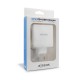 AISENS Cargador 57 W, 1x USB-C PD3.0 45 W, 1x USB-A 5 V / 2.4 A 12 W, Blanco - ASCH-2PD45A-W