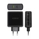 AISENS Cargador 48 W, 1x USB-C PD3.0 30 W, 1x USB-A QC3.0 18 W, Negro - ASCH-2PD30QC-BK