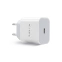 AISENS Cargador USB-C PВ3.0 1 Puerto 1x USB-C 20 W, Blanco - A110-0537