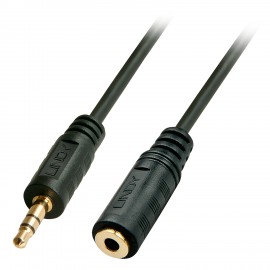 Lindy 35654 cable de audio 5 m 3,5mm Negro