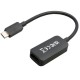 V7 V7USBCHDMI4K60HZ HDMI tipo A (Estándar) USB Tipo C Negro