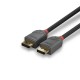 Lindy 36487 cable DisplayPort 15 m Negro