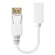 Lindy 41060 adaptador de cable de vídeo 0,15 m DisplayPort Mini DisplayPort Blanco