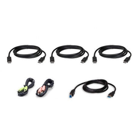 Aten 2L-7D02UDPX6 cable para video, teclado y ratón (kvm) Negro 1,8 m - 2l-7d02udpx6