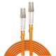 Lindy 46481 cable de fibra optica 2 m LC OM2 Naranja