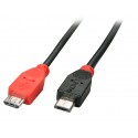 Lindy 31759 cable USB 1 m USB 2.0 Micro-USB B Negro