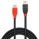 Lindy 31717 cable USB 0,5 m USB 2.0 Mini-USB B Micro-USB B Negro, Rojo