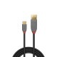 Lindy 36885 cable USB 0,5 m USB 2.0 USB A USB C Negro, Gris