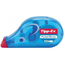 TIPP-EX Pocket Mouse corrección de películo/cinta 10 m Azul 10 pieza(s)