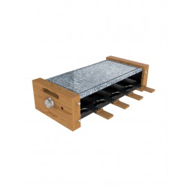 Cecotec Cheese&Grill 8400 Wood AllStone 8 personas(s) 1200 W Negro, Gris, Madera