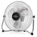 Orbegozo PW 1230 ventilador Negro, Acero inoxidable