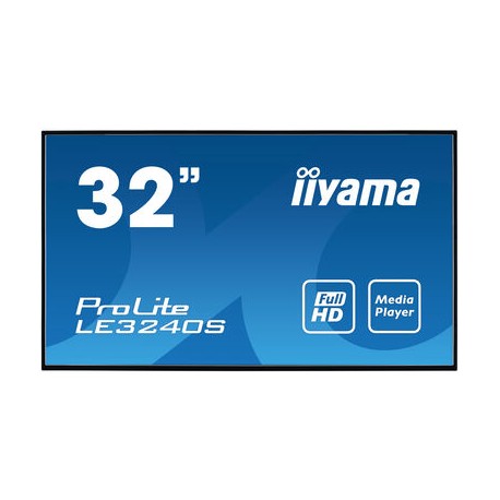 iiyama LE3240S-B3 pantalla de señalización Pantalla plana para señalización digital 80 cm (31.5'') LED Full HD Negro