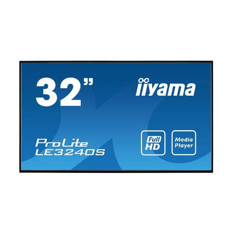 iiyama LE3240S-B3 pantalla de señalización Pantalla plana para señalización digital 80 cm (31.5'') LED Full HD Negro