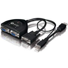 Equip 332521 Splitter VGA 2 Puertos 450MHZ USB