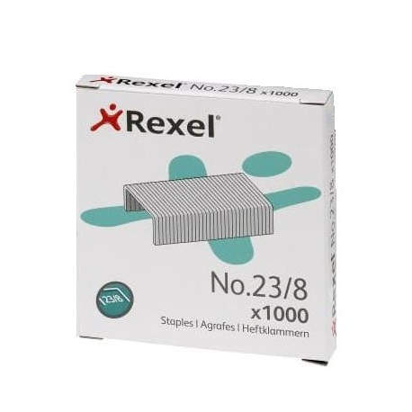 Rexel Grapas nº 23/8 - Caja 1000 u. - 2101054